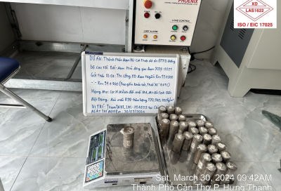 THÍ NGHIỆM TRỤ ĐẤT - XI MĂNG