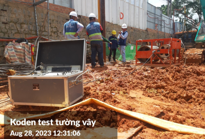 THÍ NGHIỆM KIỂM TRA VÁCH HỐ KHOAN (KODEN)