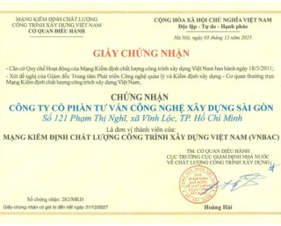 SACOTEC - Thành viên Mạng Kiểm định Chất lượng Công trình Xây dựng Việt Nam (VN BAC)