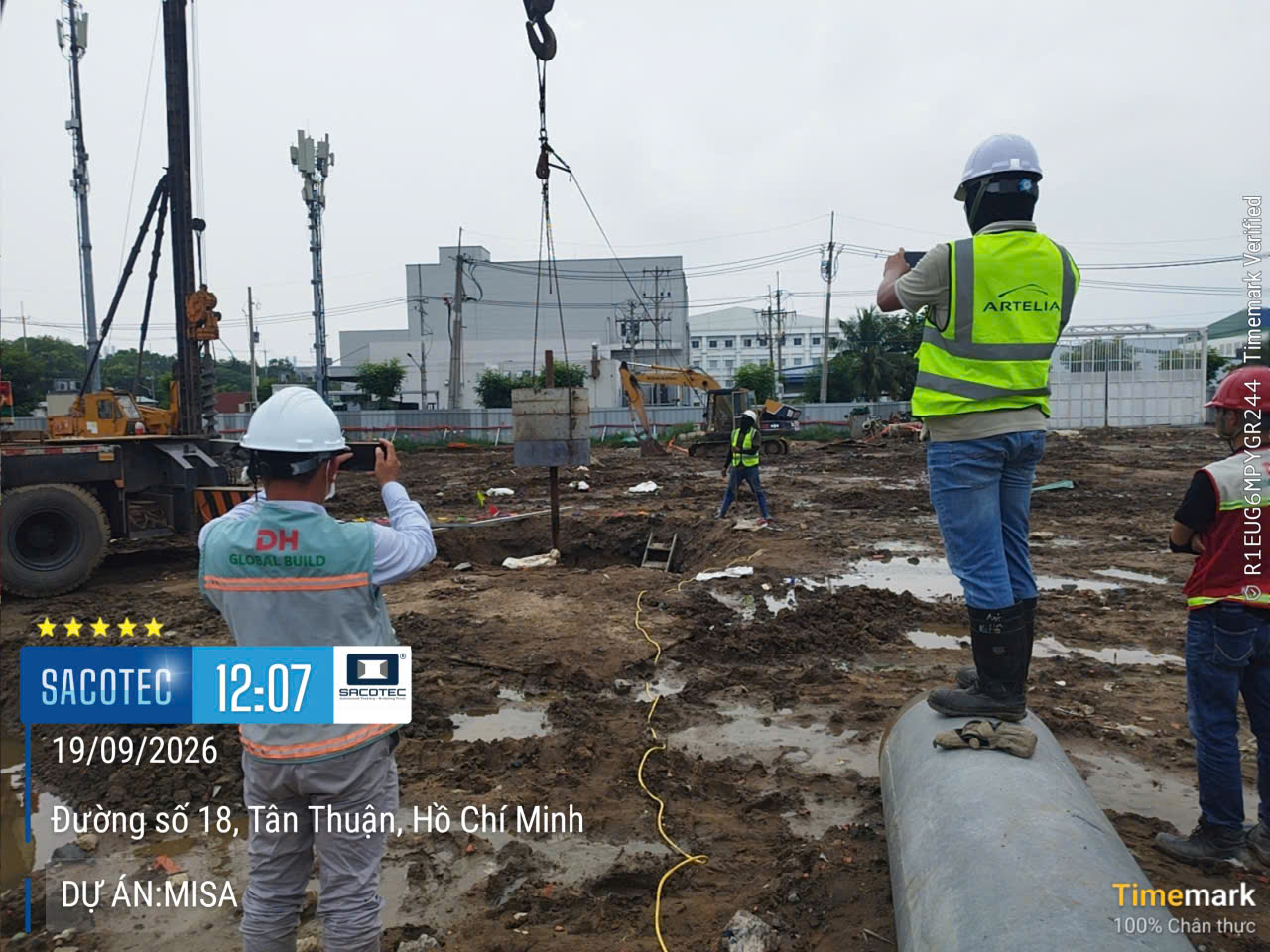 THÍ NGHIỆM NÉN TĨNH VÀ PDA CỌC CHO DỰ ÁN TÒA NHÀ PHỨC HỢP MISA 