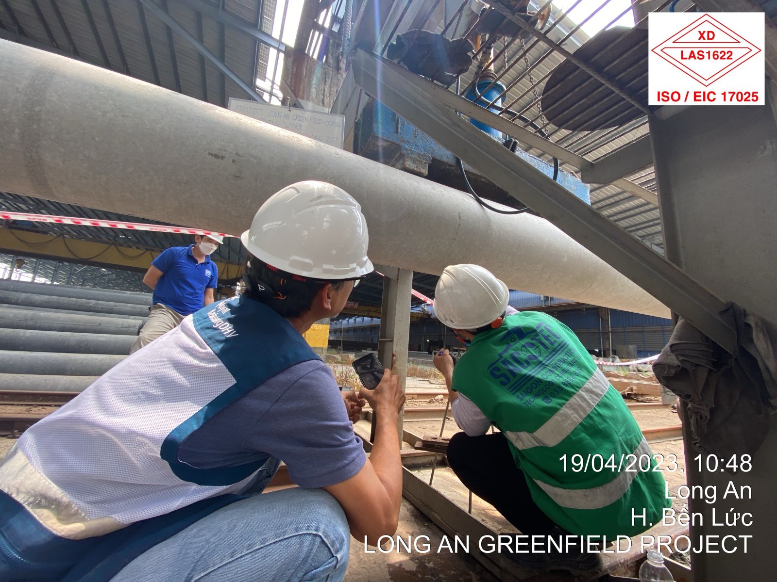 Thí nghiệm kiểm tra cọc tại nhà máy